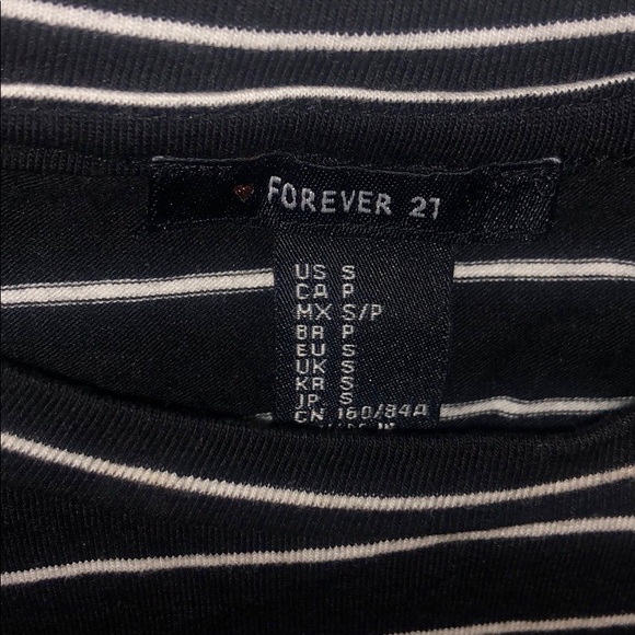 ❤️NWOT Forever 21 size small T-shirt  striped dress-offers welcomed!❤️ - Picture 4 of 4